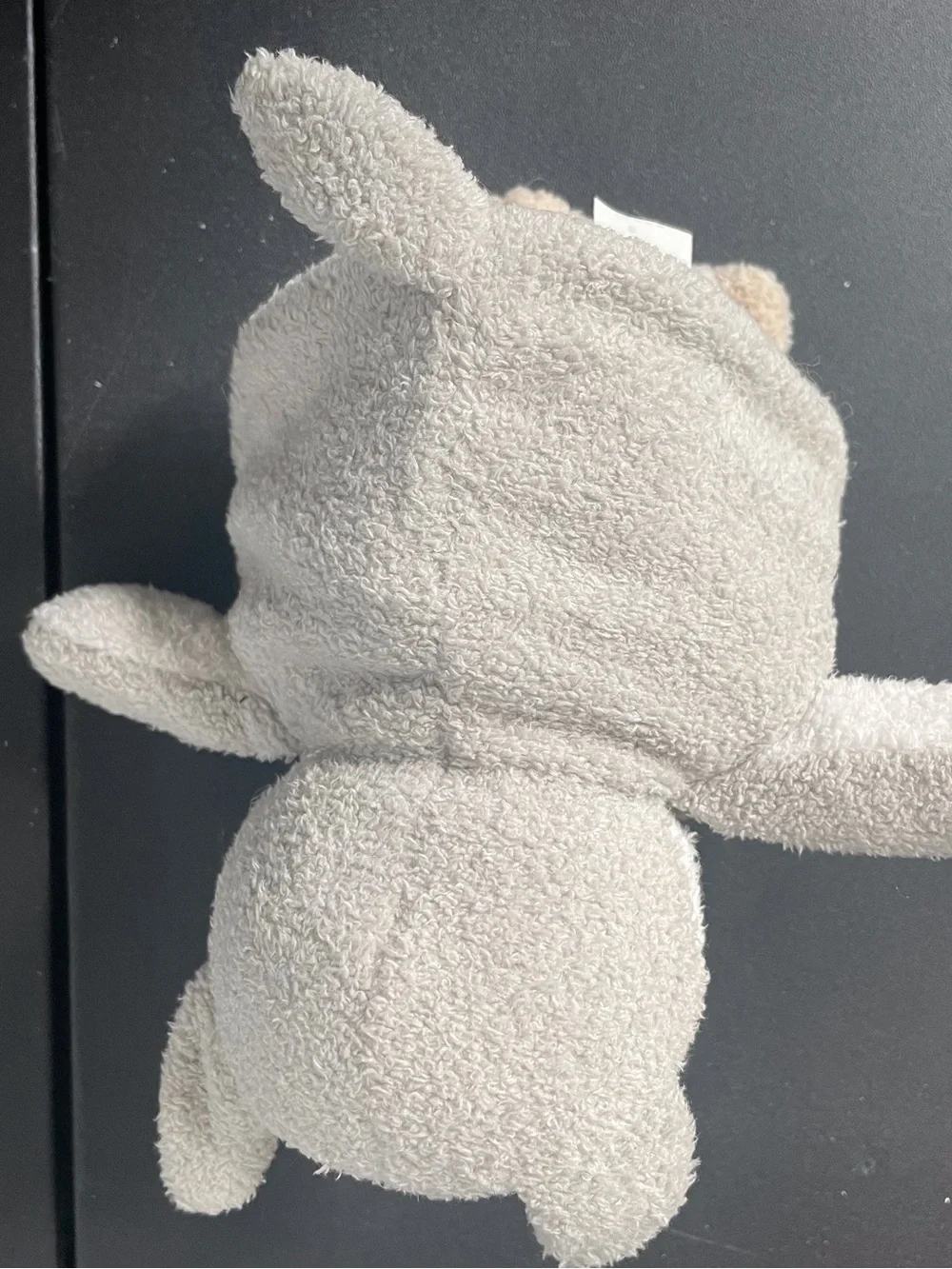 Cost Plus World Market Grey and Cream Plush Wolf and Sheep Toy